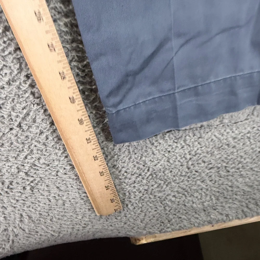 Brooks Brothers Clark Pant Mens 33x32 Gray Cotton Chino Straight Business Preppy